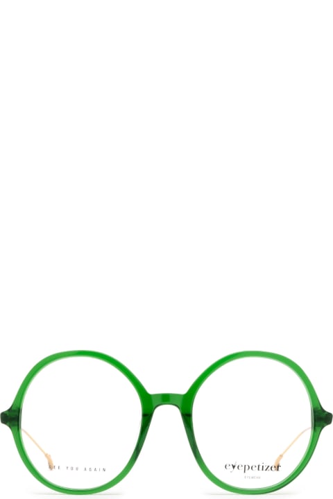 Eyepetizer Eyewear for Women Eyepetizer Soleil Transparent Green Glasses