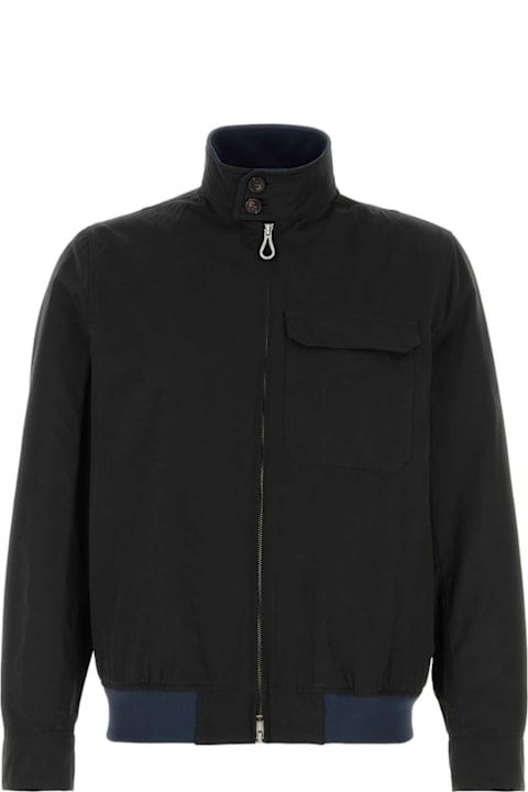 Paltò for Women Paltò Navy Blue Cotton Blend Arturo Jacket