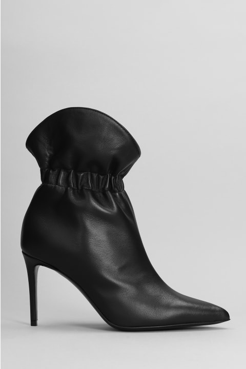 Marc Ellis for Women Marc Ellis High Heels Ankle Boots In Black Leather
