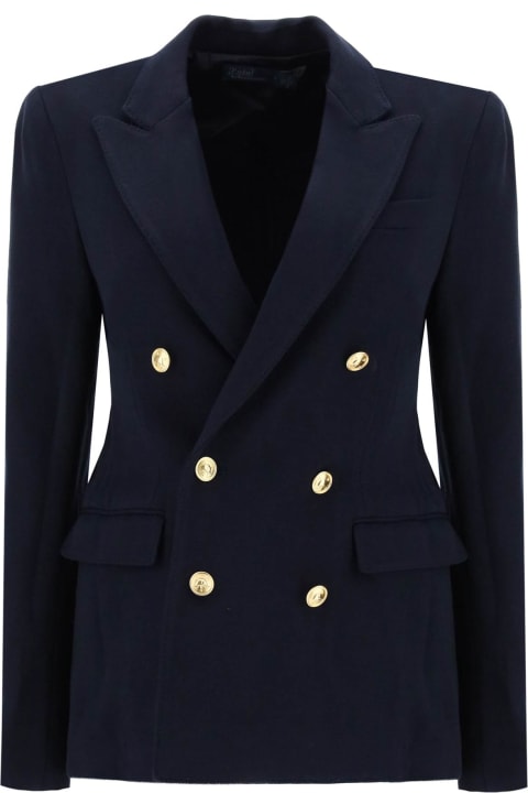 Polo Ralph Lauren Coats & Jackets for Women Polo Ralph Lauren Double-breast Viscose Blazer