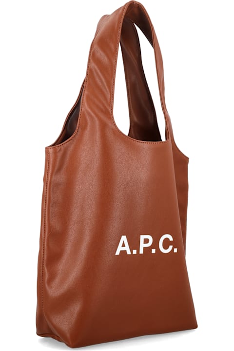 Homeware A.P.C. A.p.c. Ninon Black Small Faux Leather Tote