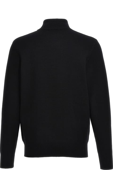 Versace Jeans Couture Sweaters for Men Versace Jeans Couture Turtleneck Sweater With Logo Lettering