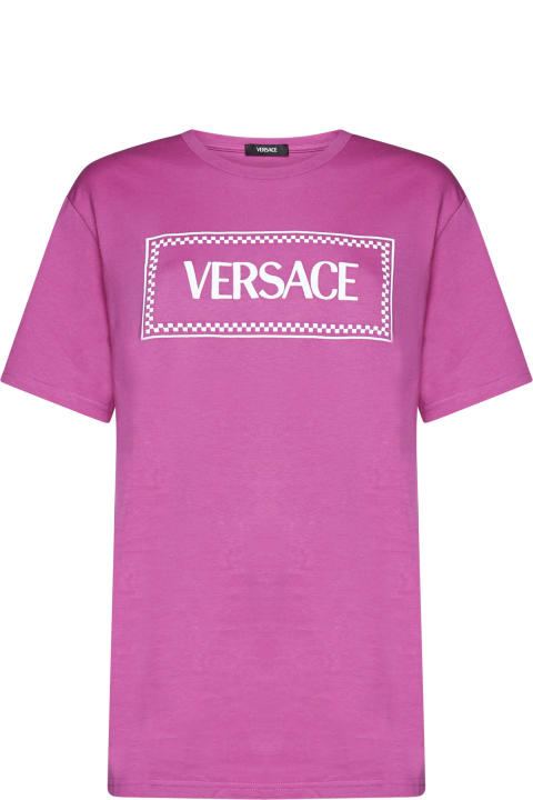 ウィメンズ Versaceのトップス Versace T-shirt With '90s Vintage Logo
