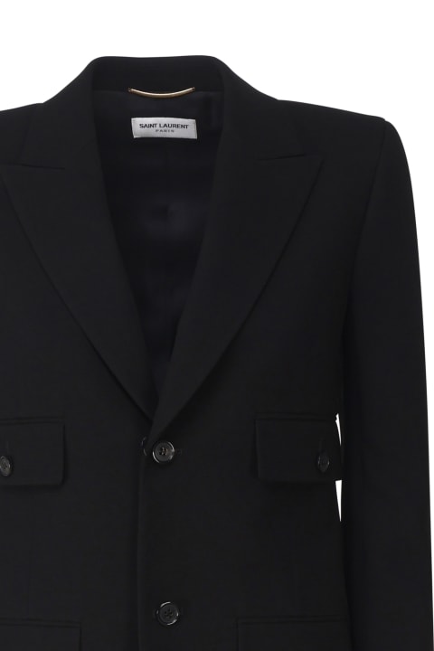 Saint Laurent Coats & Jackets for Women Saint Laurent Single-breasted Blazer