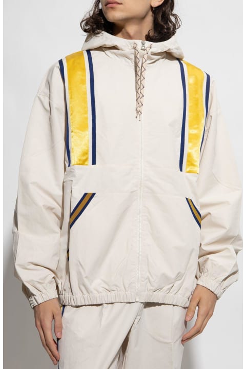 Gucci Sale for Men Gucci Striped Detail Hooded Jacket