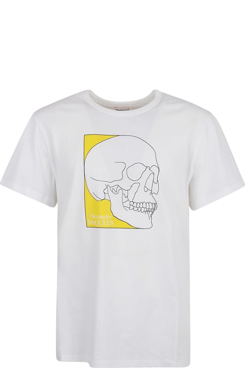 Alexander McQueen Topwear for Men Alexander McQueen Skull Logo Print T-shirt