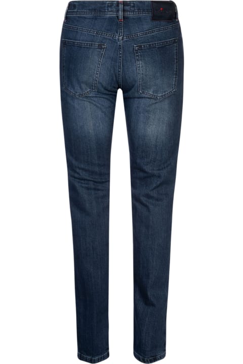 Fashion for Men Kiton Fitted Buttoned Jeans
