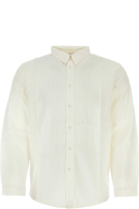 Gimaguas Shirts for Men Gimaguas White Cotton Oversize Beau Shirt