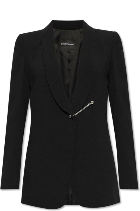 Emporio Armani Coats & Jackets for Women Emporio Armani Blazer With Decorative Fastener