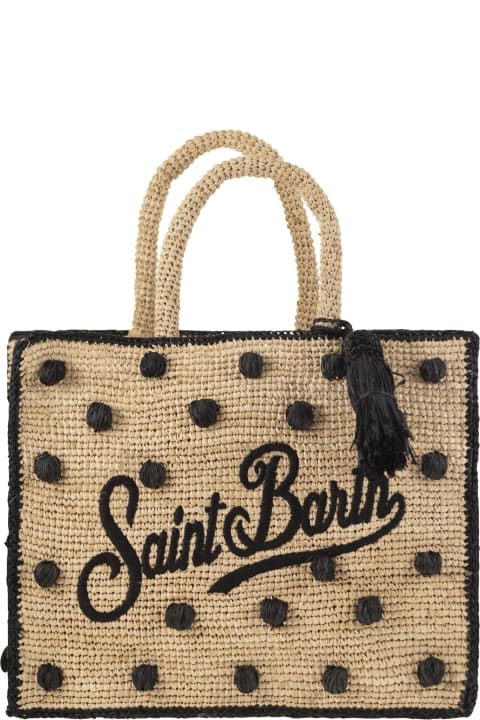 Bags for Women MC2 Saint Barth Colette - Polka Dot Raffia Handbag