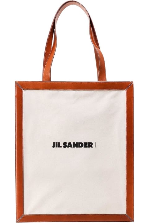 Jil Sander Totes for Men Jil Sander Logo Printed Open Top Tote Bag