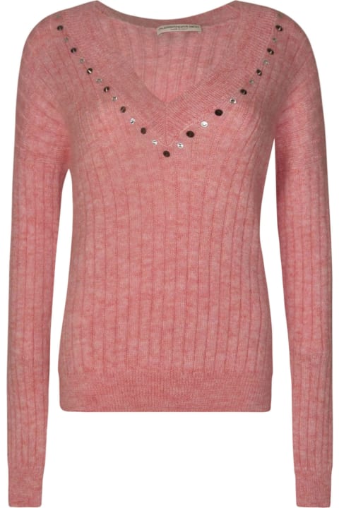 Sweaters for Women Alessandra Rich Mohair Knit V-neck Jumper