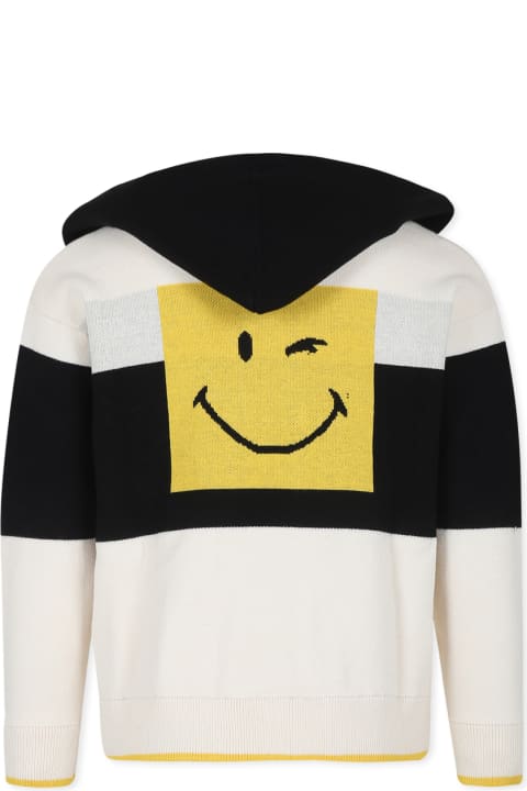 Homeware Marc Jacobs Black Cardigan For Kids With Smiley