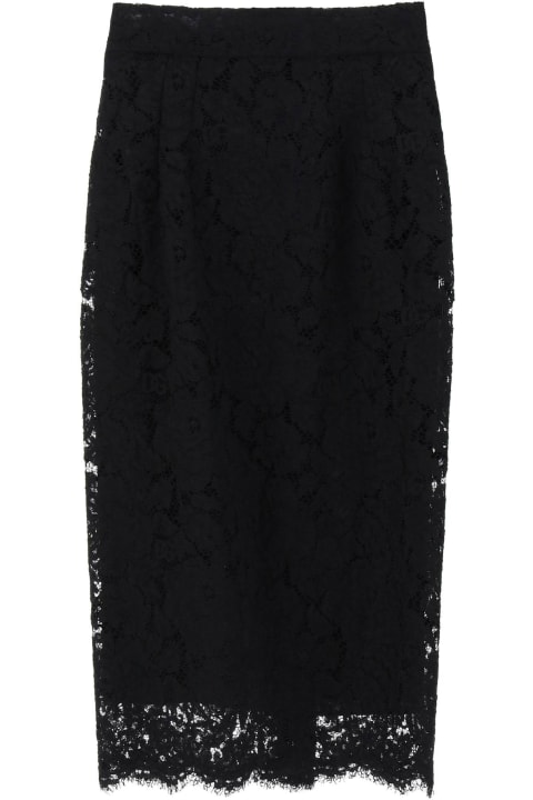 Fashion for Women Dolce & Gabbana Midi Lace Pencil Skirt