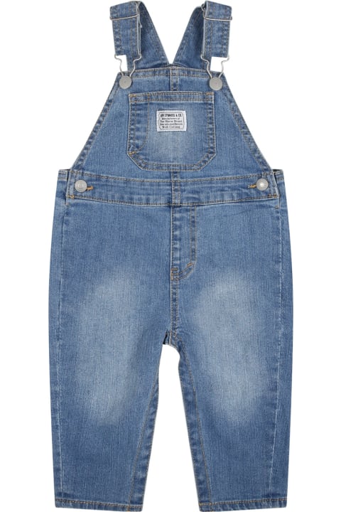 Topwear for Baby Girls Levi's Denim Dungarees For Baby Boy
