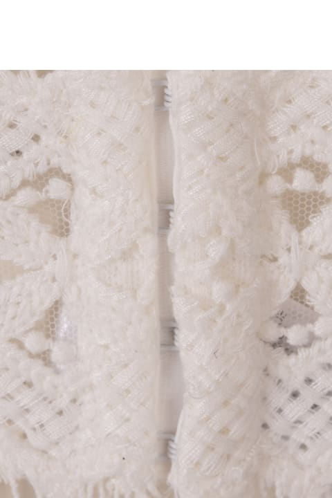Underwear & Nightwear for Women Ermanno Scervino Macramé Lace Bra Top In White
