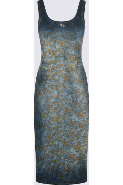 Fashion for Kids Diesel Blue Cotton Long Dress