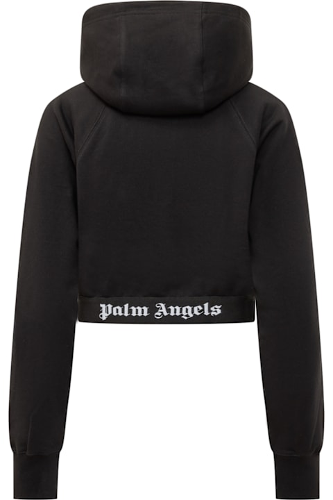 Palm Angels Fleeces & Tracksuits for Women Palm Angels Hoodie With Logo