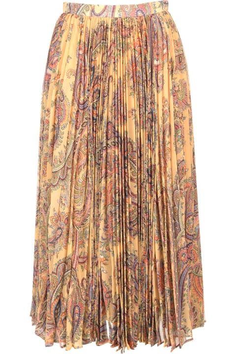 Fashion for Women Etro Pleated Crepe Skirt
