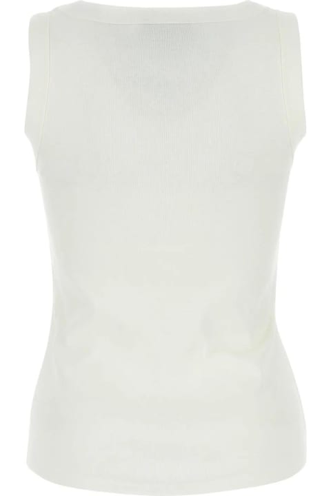 A.P.C. Topwear for Women A.P.C. White Cotton Tank Top