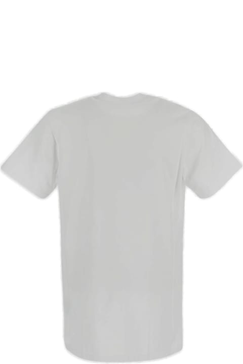 Moncler Topwear for Men Moncler Logo Patch Crewneck T-shirt