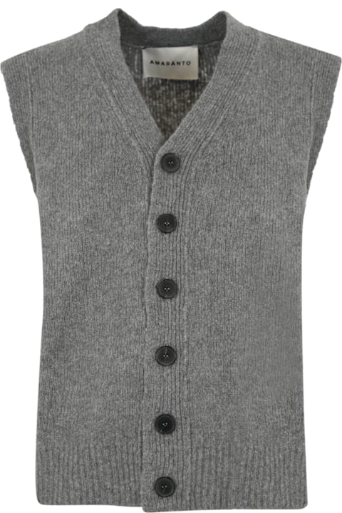 Amaranto Clothing for Men Amaranto Wool And Cashmere Waistcoat