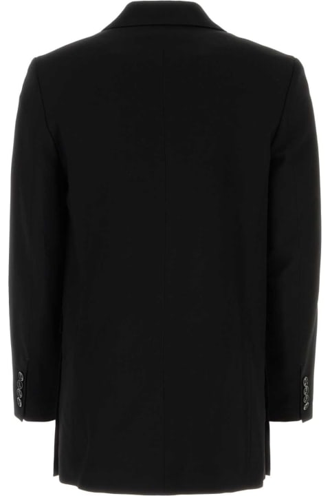 Ami Alexandre Mattiussi Coats & Jackets for Men Ami Alexandre Mattiussi Black Wool Blazer