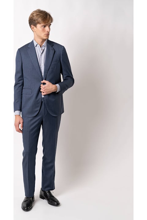 Homeware Larusmiani Single-breasted Wool Suit Seul Suit