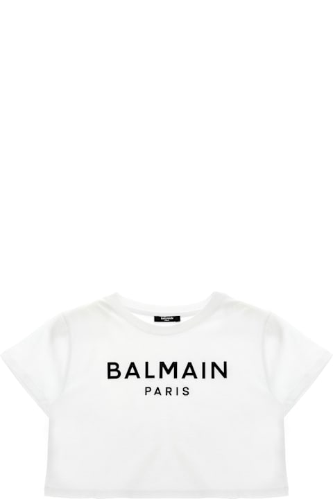 أدوات منزلية Balmain Embossed Logo T-shirt