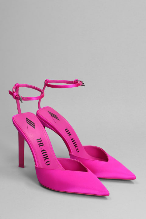The Attico High-Heeled Shoes for Women The Attico Perine Pumps In Fuxia Satin