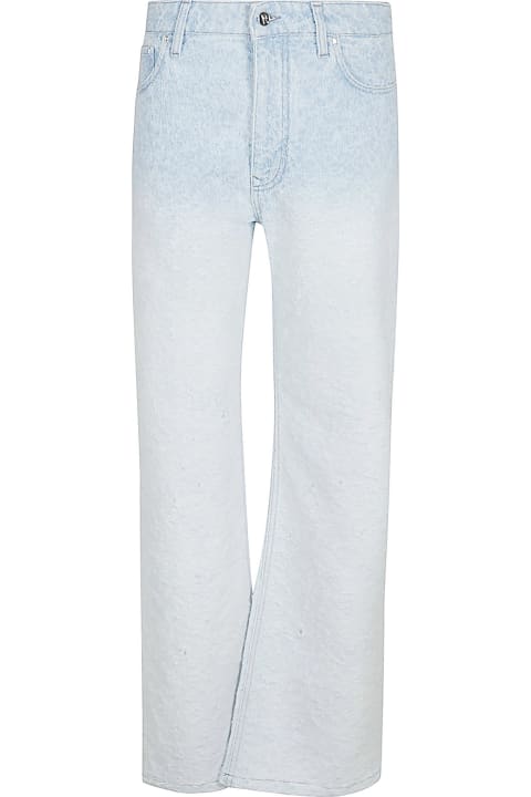 Paco Rabanne for Men Paco Rabanne Flare Hem 5 Pockets Denim Jeans