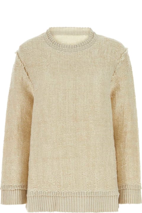 Sweaters for Women Maison Margiela Hemp Blend Oversize Sweater