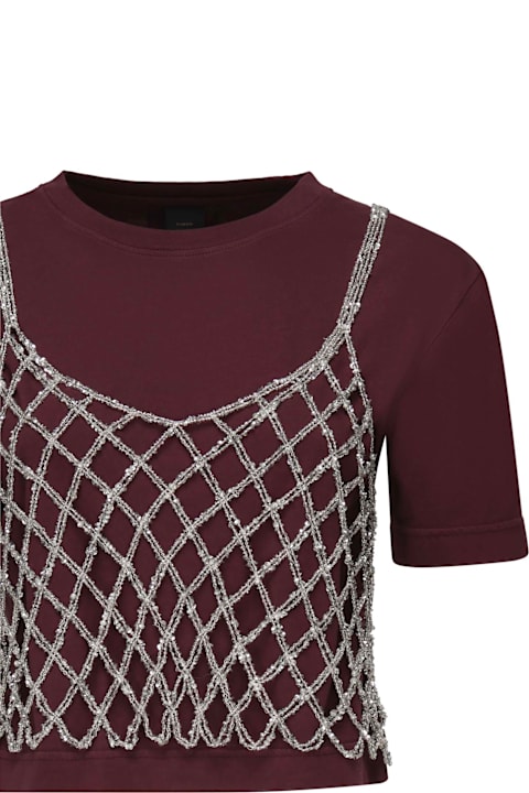 Pinko for Women Pinko Cotton Cropped T-shirt