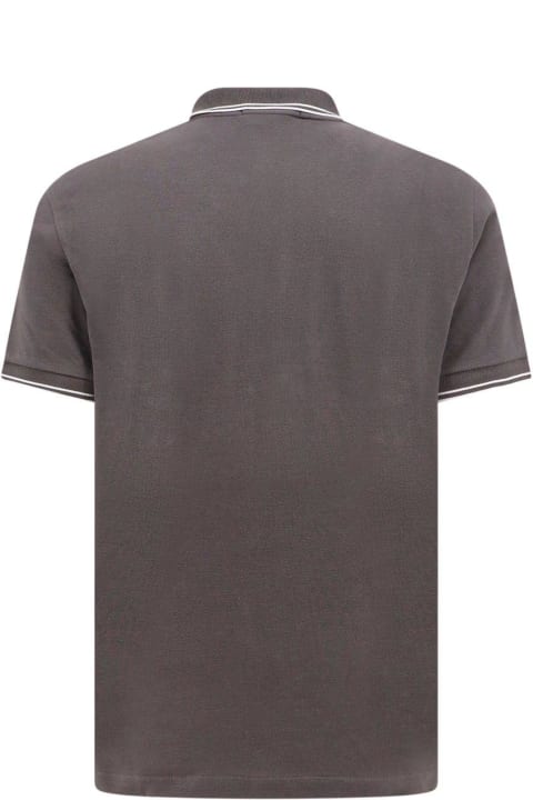 メンズ Stone Islandのシャツ Stone Island Logo Patch Short-sleeved Polo Shirt