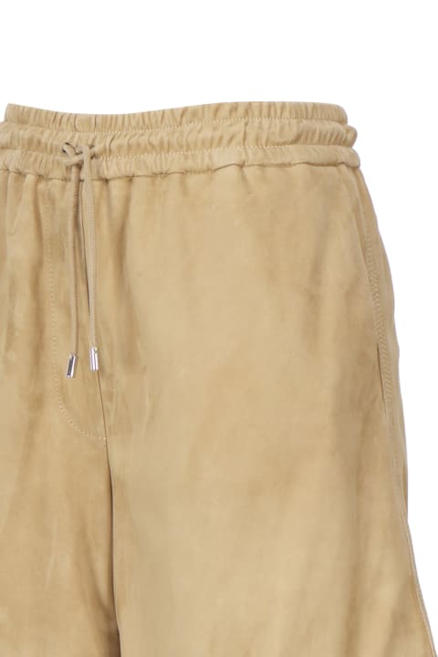 Loewe Pants & Shorts for Women Loewe Suede Shorts