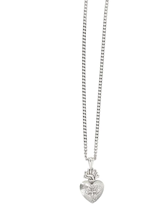 Emanuele Bicocchi for Kids Emanuele Bicocchi Small Sacred Heart Necklace