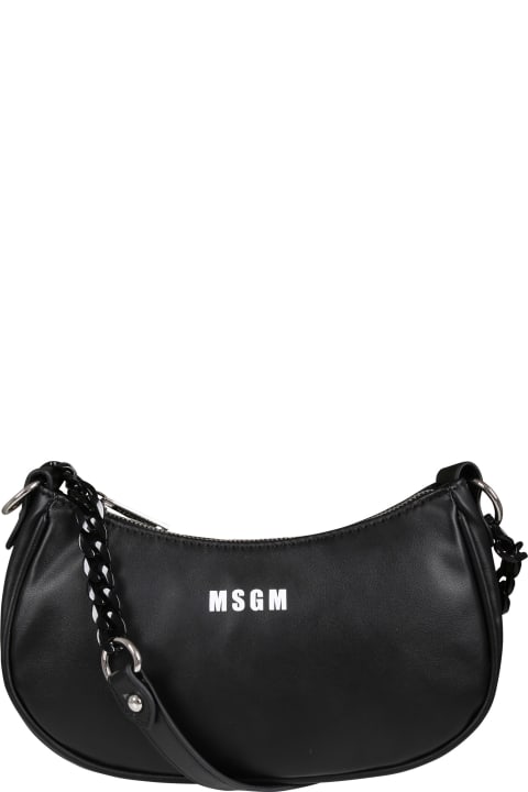 Accessories & Gifts for Girls MSGM Black Bag For Girl With Logo