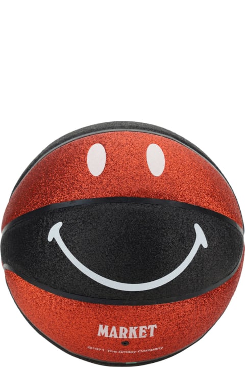 Smiley Glitter Basketball