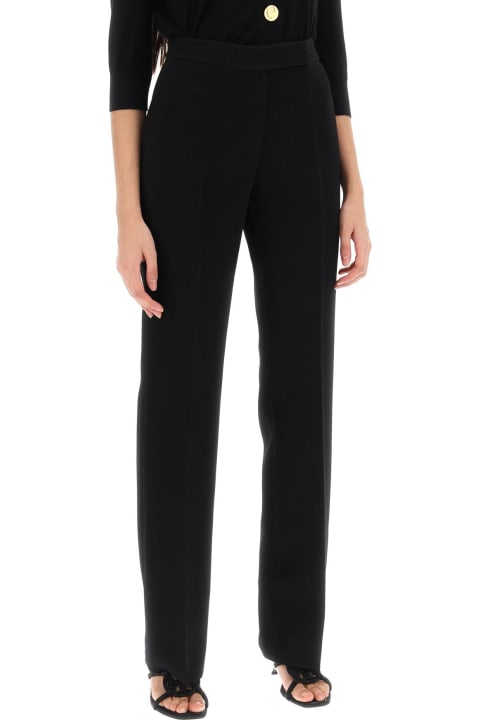 Tory Burch for Women Tory Burch Straight Leg Pants In Crepe Cady