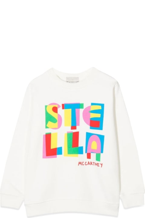 Stella McCartney Kids Sweaters & Sweatshirts for Baby Girls Stella McCartney Kids Star Logo Crewneck Sweatshirt