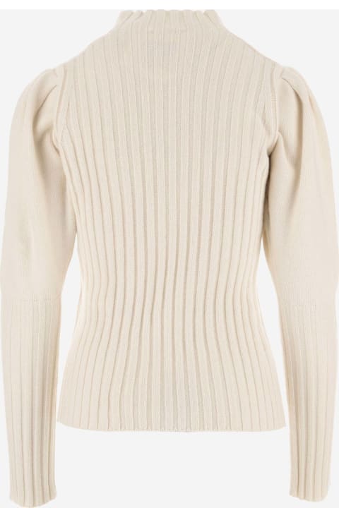 Chloé for Women Chloé Cashmere Sweater With Balloon Sleeves