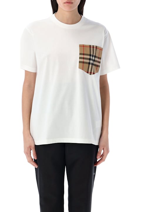 Homeware Burberry London Check Pocket Cotton T-shirt