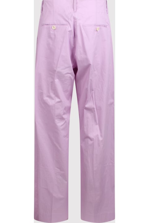 Plan C Pants & Shorts for Women Plan C Plan C Lilac Wide-leg Trousers