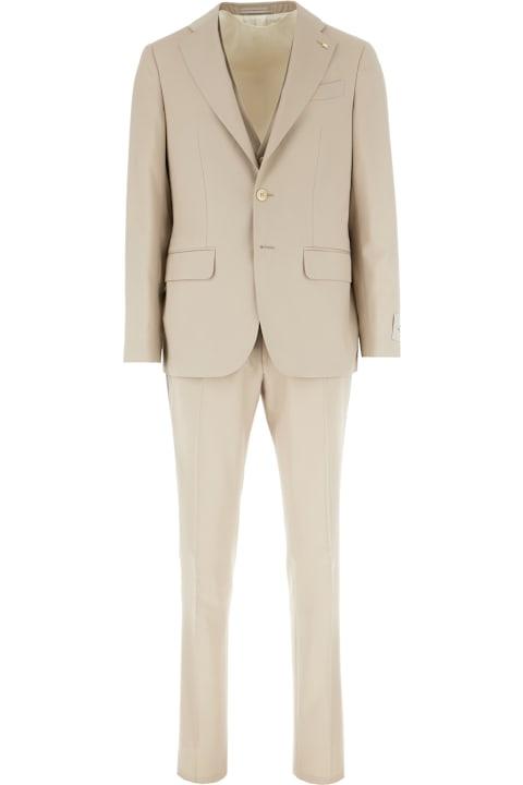 Corneliani Suits for Men Corneliani Dove Grey Wool Suit