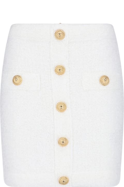 Homeware Balmain Buttons Miniskirt