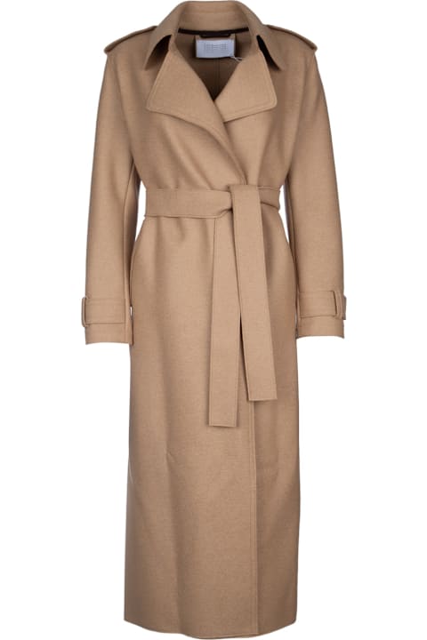 Harris Wharf London Coats & Jackets for Women Harris Wharf London Women Long Trench