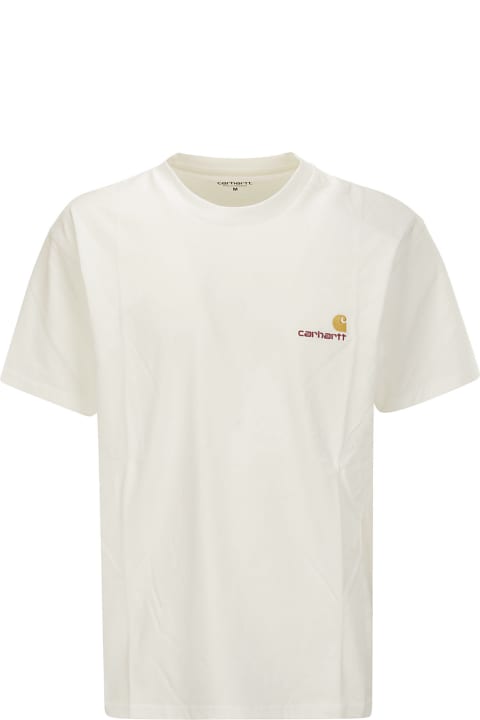 Carhartt Topwear for Men Carhartt S/s American Script T-shirt Organic Cotton Sing