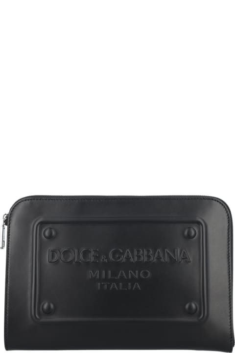 Dolce & Gabbana Bags for Women Dolce & Gabbana Plaque Pouch