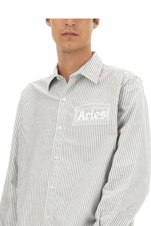 Aries Shirts for Men Aries Oxford Shirt With Logo