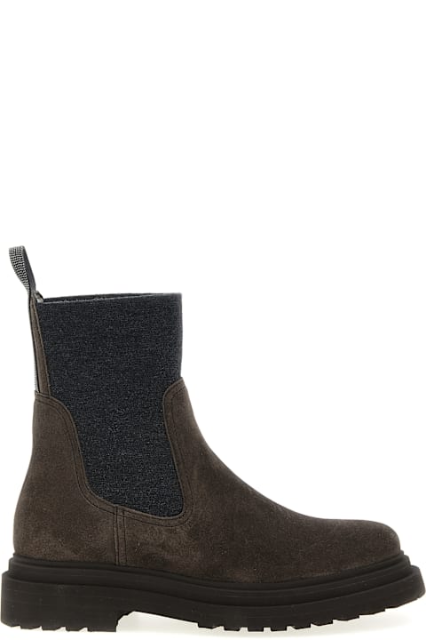 Brunello Cucinelli Boots for Women Brunello Cucinelli Monile Ankle Boots